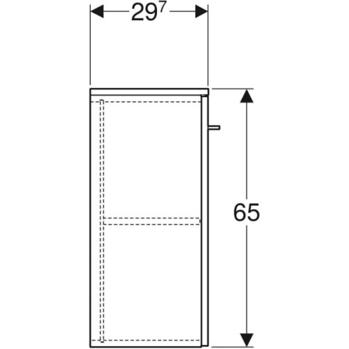 Тумба Geberit Selnova Square 501.272.00.1