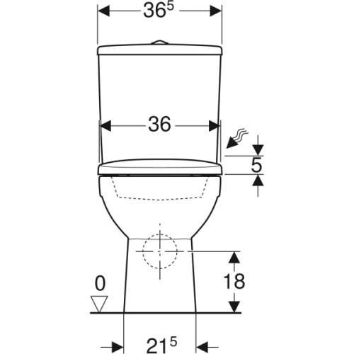 Унітаз Geberit Selnova Rimfree 501.753.00.1