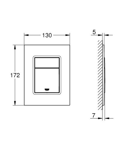 Панель смыва Grohe Skate Cosmopolitan 37535P00