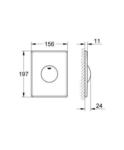 Панель смыва Grohe Skate 38573P00