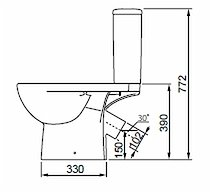 Унитаз-компакт KOLO Status 2396050UA
