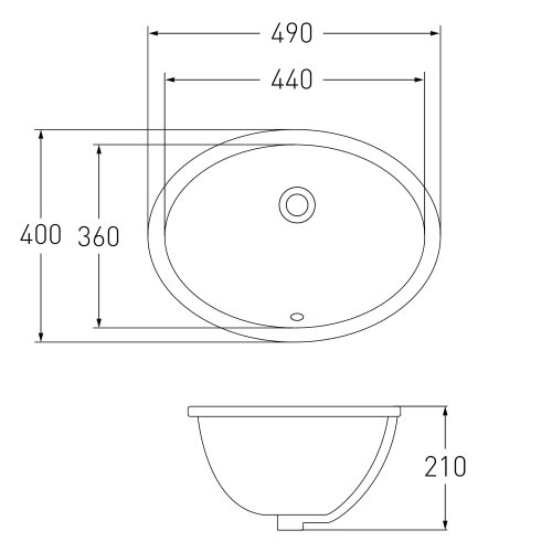 Умывальник VOLLE 13-01-04