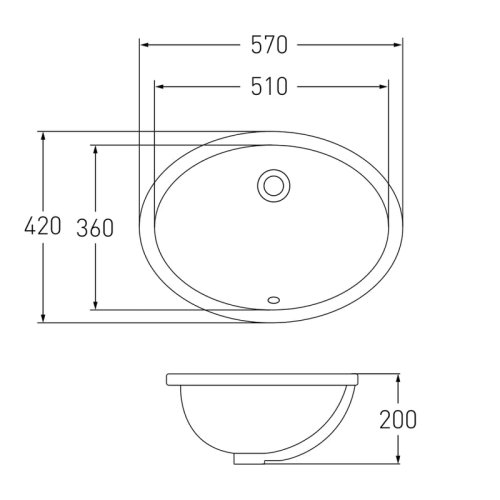 Умывальник VOLLE 13-01-05