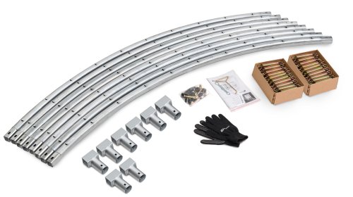 Батут Hop-Sport 10ft (305cm) Black/Green з зовнішньою сіткою 4 ноги