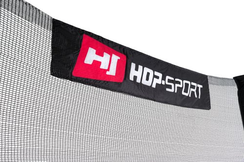 Батут Hop-Sport 8ft (244cm) Black/Green с наружной сеткой