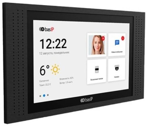 IP видеодомофон BAS-IP AT-07LT Black