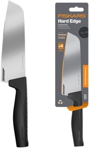 Нож Santoku Fiskars Hard Edge, 15 см