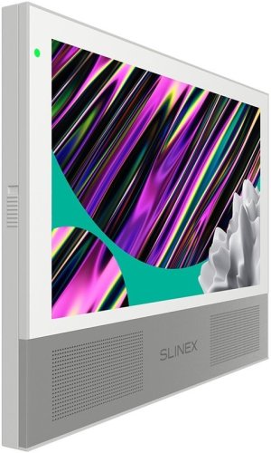 Комплект видеодомофона Slinex Sonik 7 White + Панель Slinex ML-20HD Gold Black