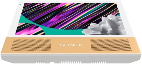 Комплект видеодомофона Slinex Sonik 7 White + Панель Slinex ML-20HD Gold Black