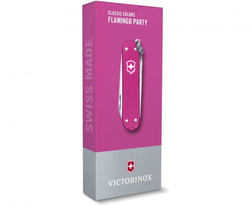 Швейцарский нож Victorinox Classic SD Alox Colors Flamingo Party 0.6221.251G