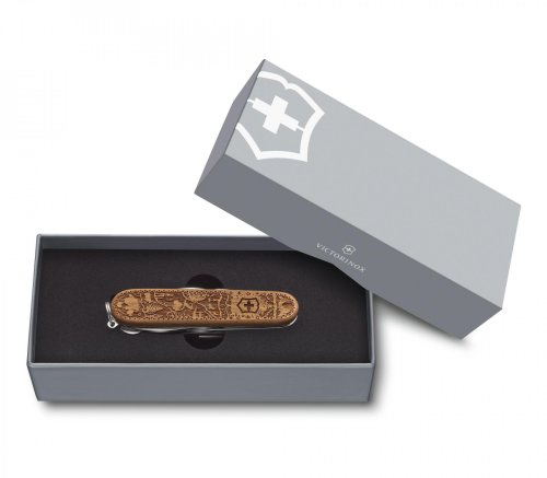 Швейцарський ніж Victorinox Climber Wood Swiss Spirit SE 1.3701.63L21