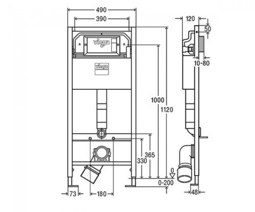 Унитаз + инсталляция VOLLE Amadeus M Rimless 13-06-055M+771973