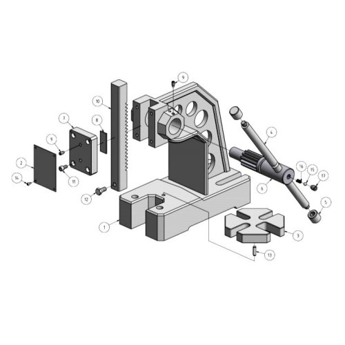 Ручной рельсовый пресс Optimum DDP 30
