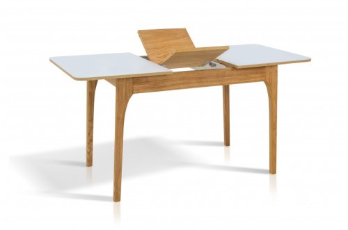 Стол обеденный МИКС-мебель Фиеста орех/белый