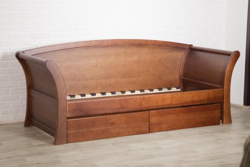 Кровать подростковая МИКС-мебель Адриатика 80х190 орех