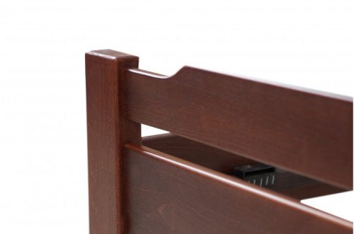 Ліжко двоспальне МІКС-меблі Ольга 160х200 бук/каштан