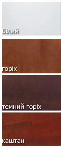 Ліжко полуторне МІКС-меблі Сабріна 140х190 бук/темн горіх