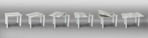 Стол-Трансформер МИКС-мебель Скай урбан/белый