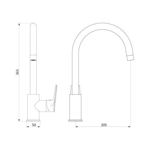 Змішувач для кухні Damixa Origin Balance 790720000