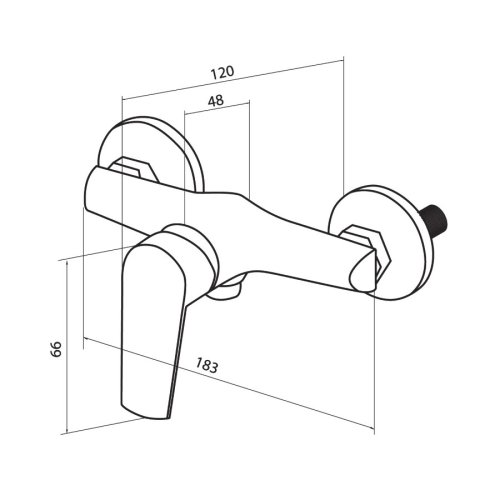 Змішувач для душу Damixa Origin Balance 792000000