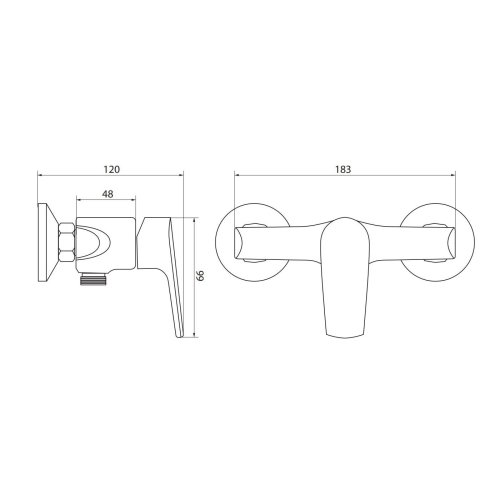 Змішувач для душу Damixa Origin Balance 792000000