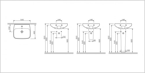 Пьедестал AM.PM Inspire C504910WH