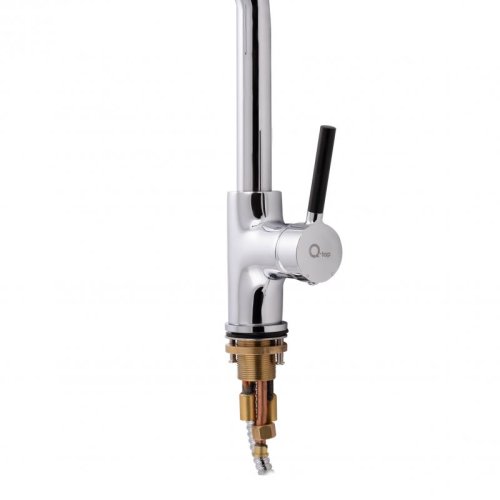 Кухонная мойка Qtap S7843 2.7/1.0 + смеситель для кухни Qtap Inspai CRM 013F