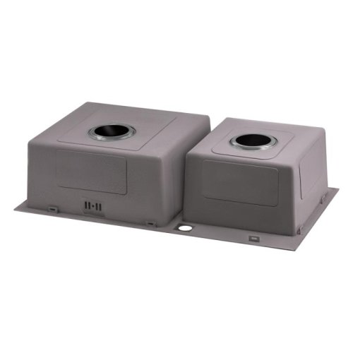 Кухонная мойка Qtap S7843 2.7/1.0 + смеситель для кухни Qtap Kuchyne 90X102FC