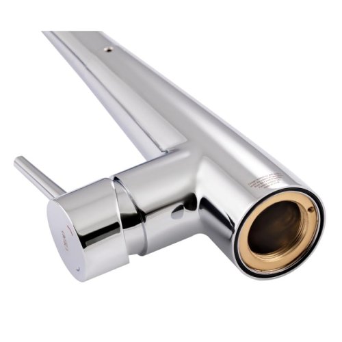 Кухонная мойка Qtap S7843 2.7/1.0 + смеситель для кухни Qtap Kuchyne 90X102FC