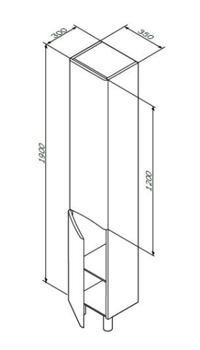 Пенал AM.PM Like M80CSR0361VF38
