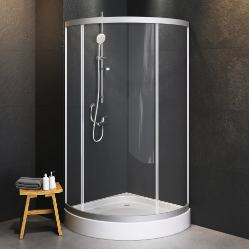 Душова кабіна AM.PM Bliss Solo Slide 90х90 W56G-315-090MT