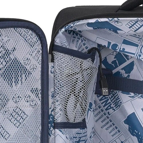 Чемодан Gabol Nordic (M) Black (118546-001)