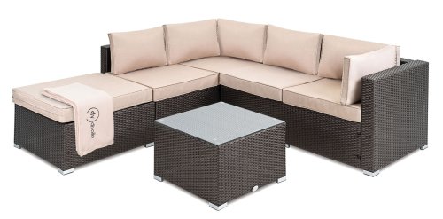 Набор садовой мебели Di Volio Imperia DV015GF Коричневый/Бежевый