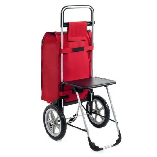 Сумка-тележка Aurora Relax 65 Red/Grey