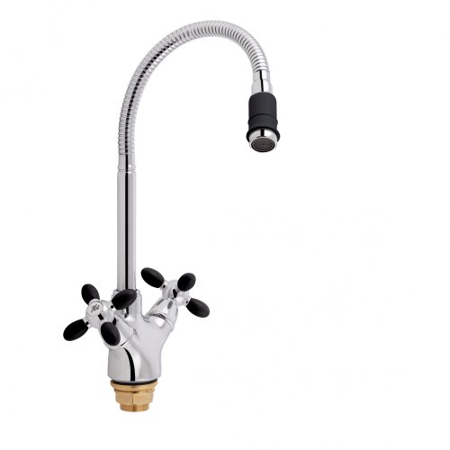 Змішувач для кухні з рефлекторним виливом Lidz (BCR) 74 18 273F-4