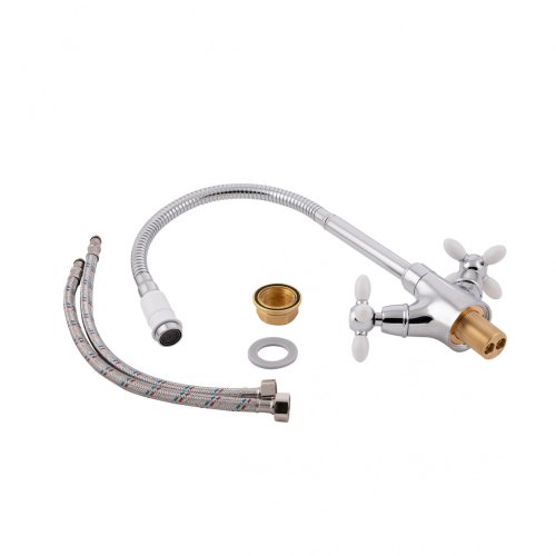 Смеситель для кухни с рефлекторным изливом Lidz (WHR) 74 18 273F-4