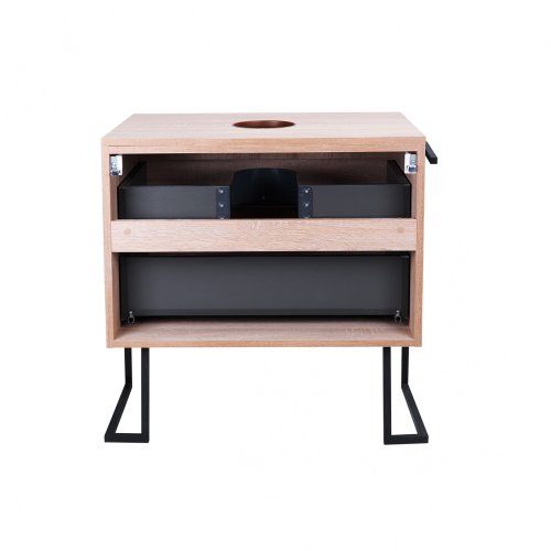 Тумба напольная Qtap Taurus Whitish oak со столешницей QT2480TNT703WO