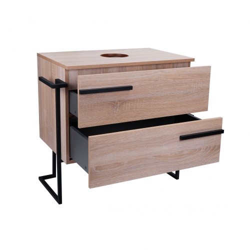 Тумба напольная Qtap Taurus Whitish oak со столешницей QT2480TNT703WO