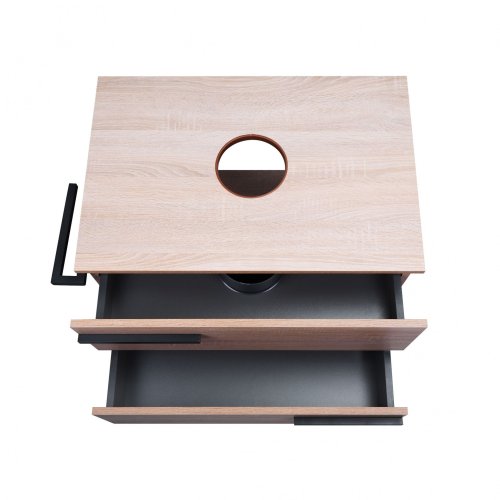 Тумба напольная Qtap Taurus Whitish oak со столешницей QT2480TNT703WO