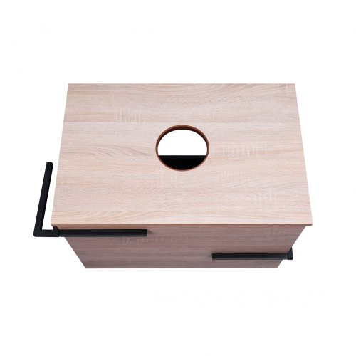 Тумба напольная Qtap Taurus Whitish oak со столешницей QT2480TNT703WO