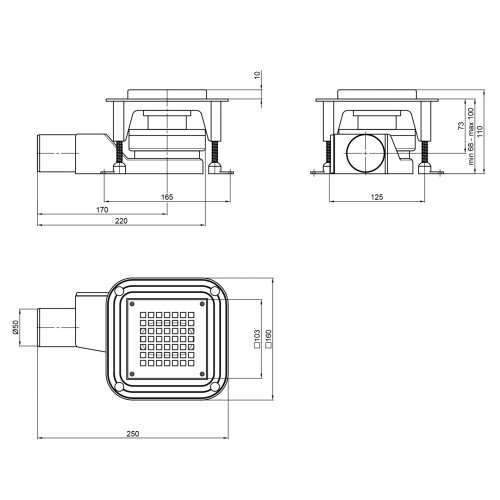 Трап Qtap Aquarius BLA6011304