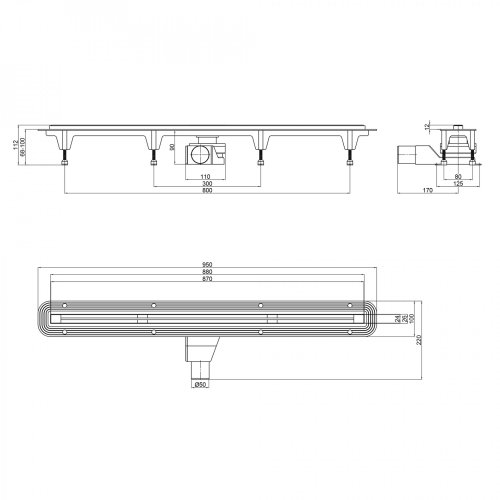 Трап Qtap Aries CRM70900304