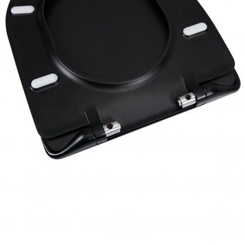 Унитаз подвесной Qtap Scorpio Rimless Slim Soft-close QT1433053ERMB