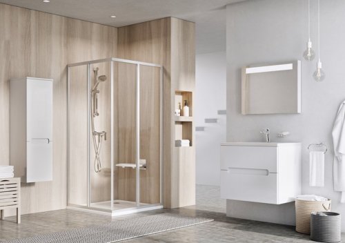 Элемент душевой кабины Ravak Supernova SRV2-90 S профиль черный, Pearl 14V703O211