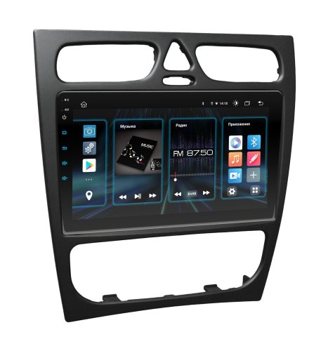 Штатная магнитола INCar DTA2-1524 Mersedes C-class 2000-2004 (W203) Android 10 DSP +Navi