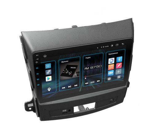 Штатная магнитола INCar DTA2-6181RF Mitsubishi Outlander XL Android 10 DSP+Navi с адаптером усилителя