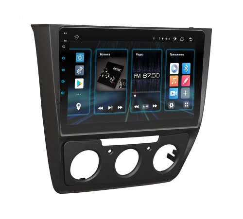 Штатная магнитола INCar DTA2-1074 Skoda Yeti 2009-2017 Android 10 DSP +Navi