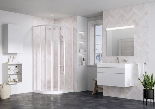 Душова кабіна Ravak SKKP6-80 профіль білий, Transparent 3204O102Z1