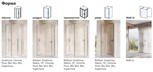 Душевая кабина Ravak SKCP4-90 профиль черный, Grape 3117O302ZG