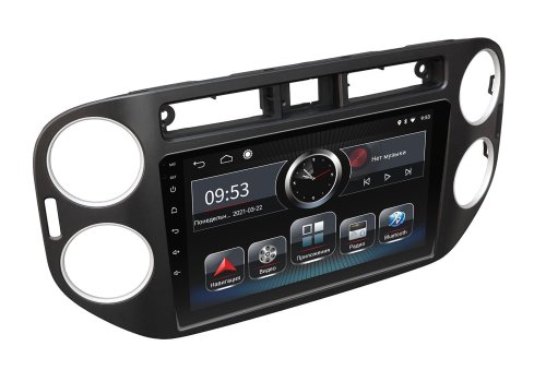 Штатна магнітола INCar PGA2-1077 Volkswagen Tiguan 2011-2016 Black Android 8 DSP +Navi